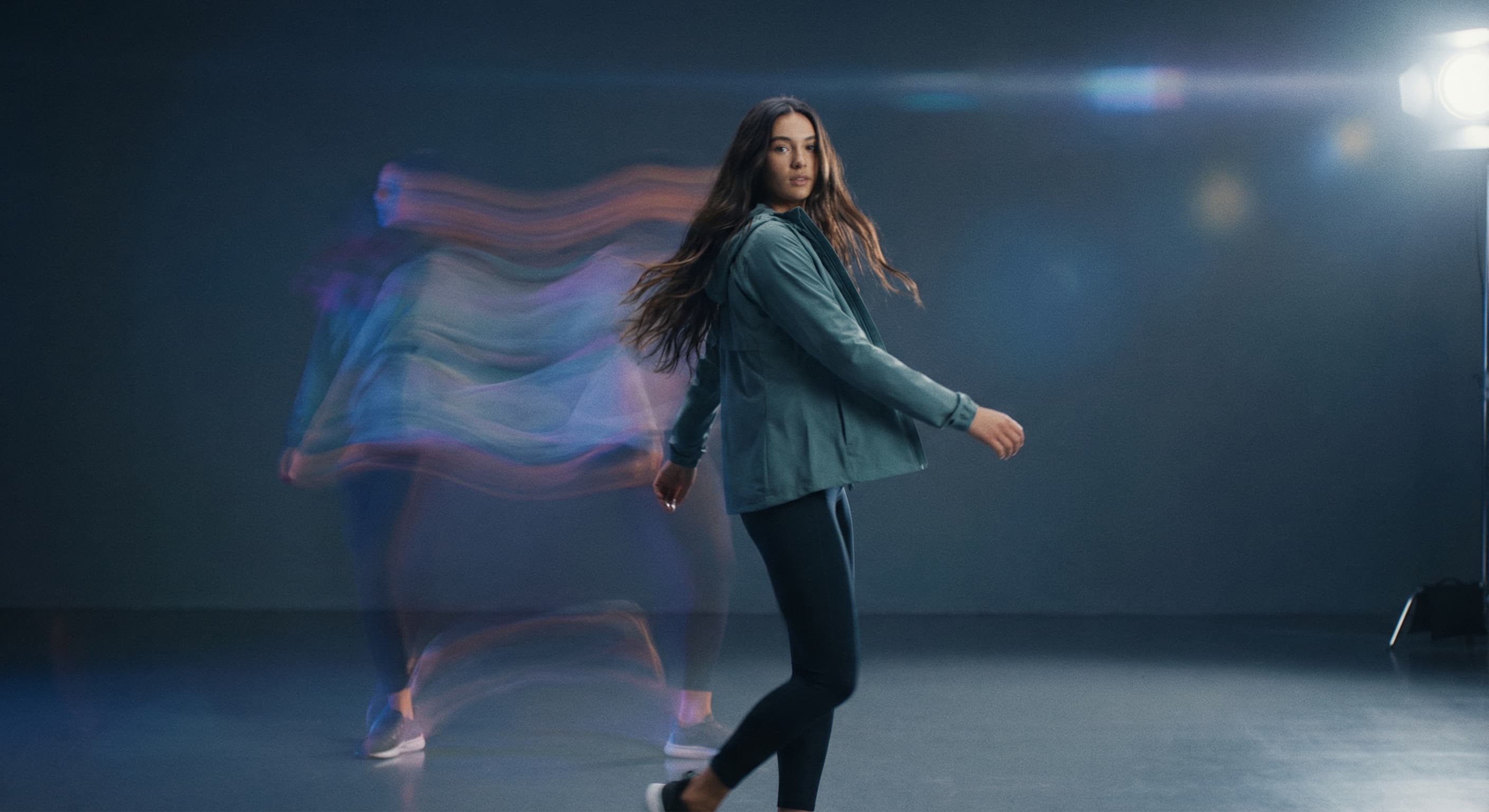 Cinematic video concept showing controlled subject motion